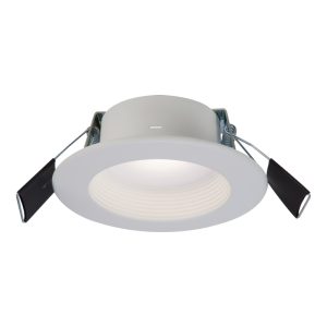 Halo RL4 Series Matte White 4 in. W LED Recessed Direct Mount Light Trim 8.7 W