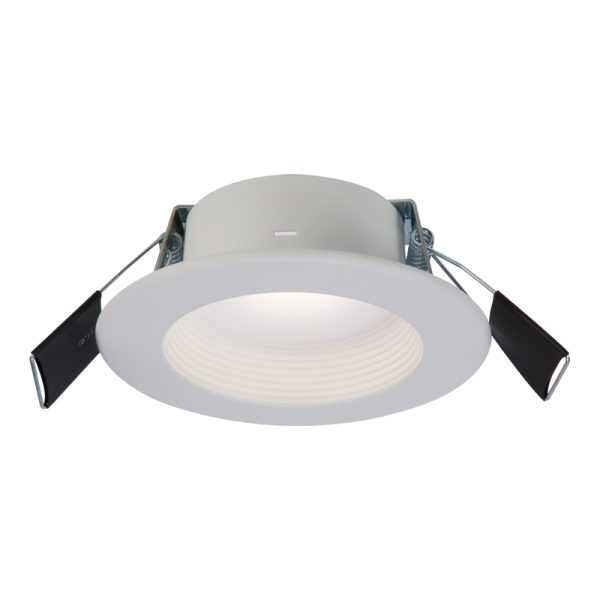 Halo RL4 Series Matte White 4 in. W LED Recessed Direct Mount Light Trim 8.7 W
