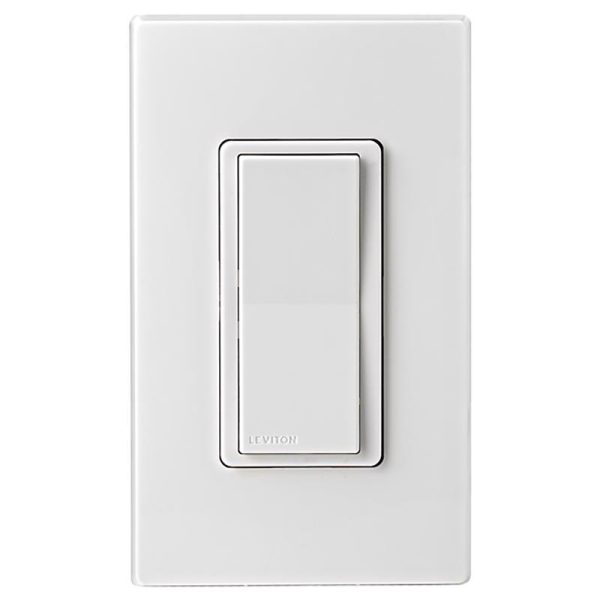 Leviton Decora 3-Way WiFi Switch White 1 pk