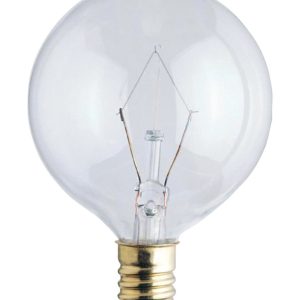 Westinghouse 60 W G16.5 Globe Incandescent Bulb E12 (Candelabra) Warm White 2 pk