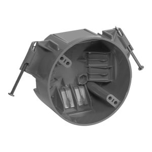 Gardner Bender 20 cu in Round PVC 1 gang Ceiling Box Gray