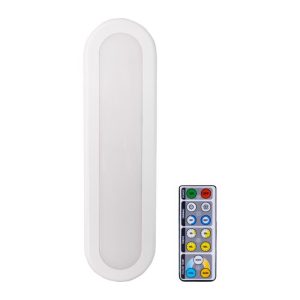 Westek 12.0 in. L White Battery Powered LED Light Bar w/Remote 150 lm