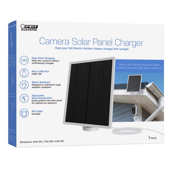Feit Electric Black Solar Charger 108 in.