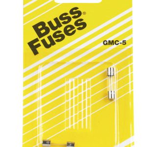Bussmann 5 amps Time Delay Glass Fuse 2 pk