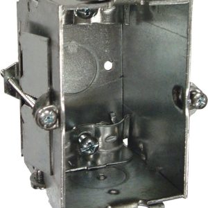 Raco 12-1/2 cu in Rectangle Steel 1 gang Switch Box Gray