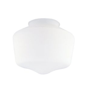 Westinghouse Schoolhouse White Glass Lamp Shade 1 pk