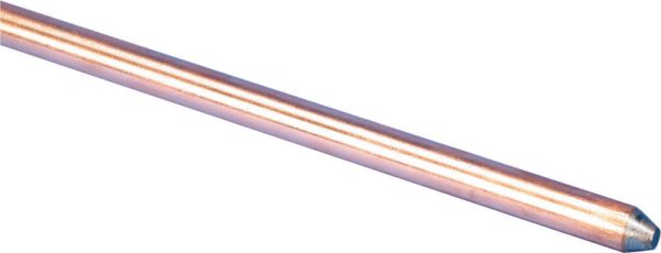 Erico 5/8 in. Copper-Bonded Steel Ground Rod 1 pk