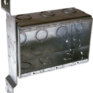 Raco 47-13/16 cu in Rectangle Steel 3 gang Outlet Box Gray