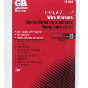 Gardner Bender Wire Marker 6 pk