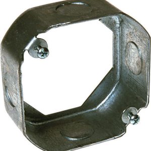 Raco 15-1/2 cu in Octagon Steel Junction Box Gray