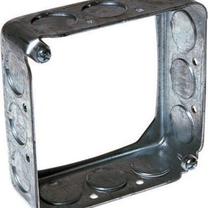 Raco 22-1/2 cu in Square Steel Box Extension Gray