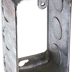 Raco 13 cu in Rectangle Steel 1 gang Box Extension Gray
