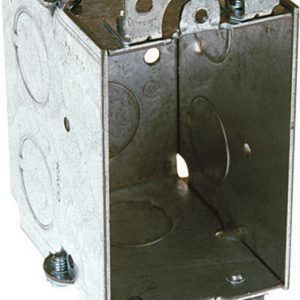 Raco 14 cu in Rectangle Steel 1 gang Switch Box Gray