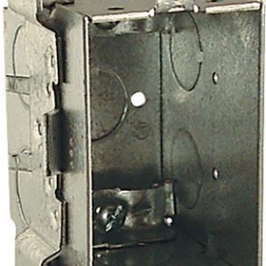 Raco 14 cu in Rectangle Steel 1 gang Switch Box Gray