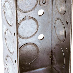 Raco 11-1/2 cu in Rectangle Steel 1 gang Outlet Box Gray