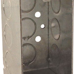 Raco 16-1/2 cu in Rectangle Steel 1 gang Outlet Box Gray