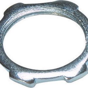 Sigma Engineered Solutions 3/4 in. D Zinc-Plated Steel Electrical Conduit Locknut For Rigid/IMC 100