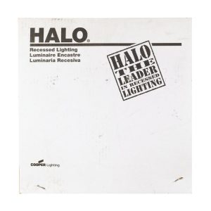 Halo Matte White 6 in. W Metal Halogen Recessed Light Trim 150 W