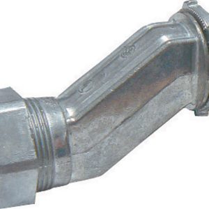 Sigma Engineered Solutions 3/4 in. D Die-Cast Zinc Offset Compression Connector For EMT 1 pk