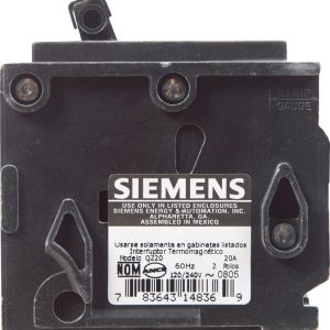 Siemens 20 amps Standard 2-Pole Circuit Breaker