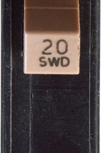Eaton 20 amps Plug In Single Pole Circuit Breaker