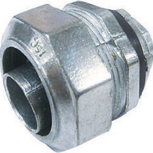 Sigma Engineered Solutions 1/2 in. D Die-Cast Zinc Straight Connector For Liquid Tight 1 pk