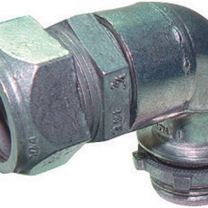 Sigma Engineered Solutions 1/2 in. D Die-Cast Zinc 90 Degree Compression Connector For EMT 1 pk