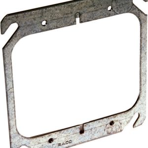 Raco Square Steel 2 gang Box Cover