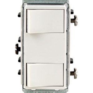 Leviton Decora 15 amps Rocker Switch White 1 pk
