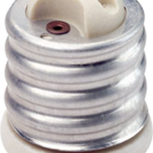 Leviton Porcelain Incandescent Mogul to Medium Base Socket Adapter 1 pk