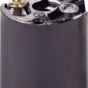 Leviton Phenolic Incandescent Medium Base Keyless Socket 1 pk