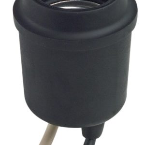 Leviton Plastic Medium Base Single Circuit Socket 1 pk