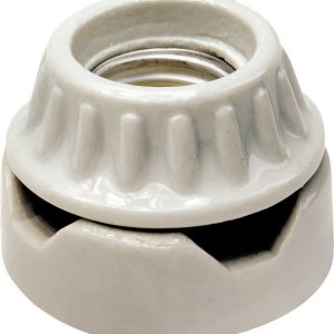 Leviton Porcelain Incandescent Medium Base Keyless Socket 1 pk