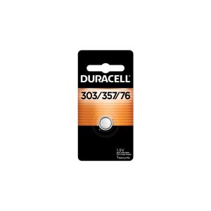 Duracell Silver Oxide 303/357/76 1.5 V 175 Ah Electronic/Watch Battery 1 pk
