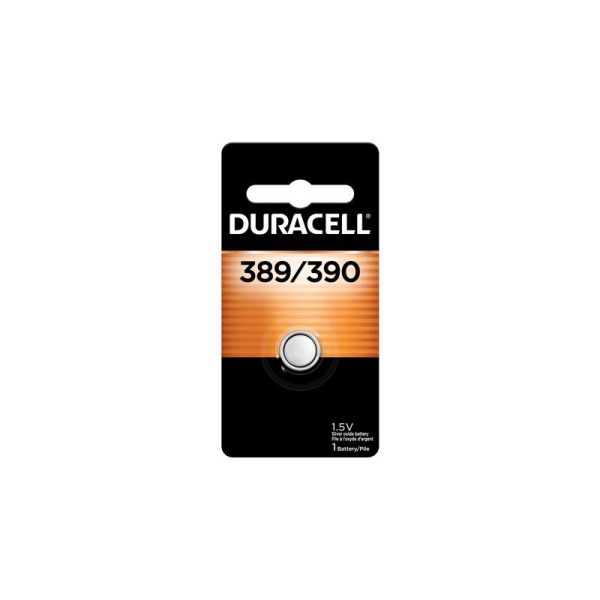 Duracell Silver Oxide 389/390 1.5 V 80 Ah Electronic/Watch Battery 1 pk