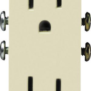 Leviton Decora 15 amps 125 V Duplex Ivory Outlet 5-15R 1 pk
