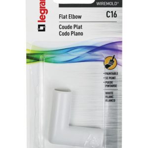 Legrand CordMate Flat Elbow 1 pk