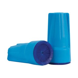 King Innovation DryConn 14-6 AWG Copper Wire Waterproof Wire Connector Aqua/Blue 15 pk