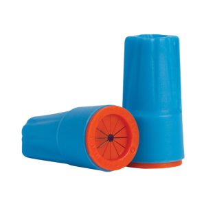 King Innovation Copper Wire Waterproof Wire Connector Aqua/Orange 25 pk
