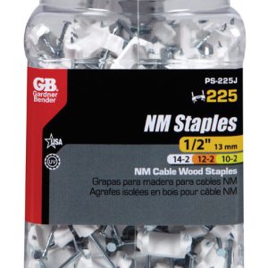 Gardner Bender 1/2 in. W Plastic Insulated Cable Staple 1 pk