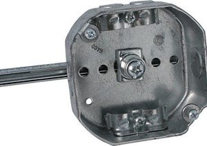 Raco 15.5 cu in Octagon Steel 2 gang Electrical Box Gray