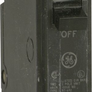 GE Q-Line 20 amps Standard Single Pole Circuit Breaker