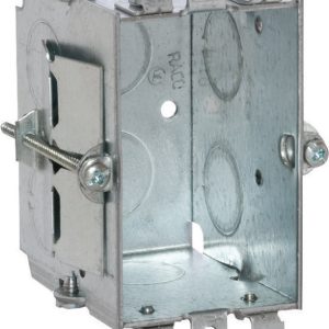 Raco 12-1/2 cu in Rectangle Steel 1 gang Switch Box Gray