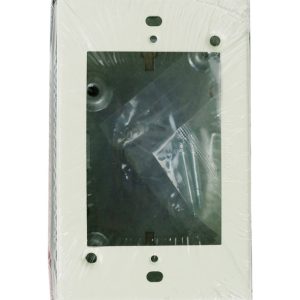 Legrand Rectangle Steel 1 gang Outlet Box Ivory