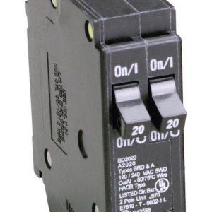 Eaton Cutler-Hammer 20/20 amps Tandem 2-Pole Circuit Breaker