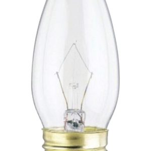 Westinghouse 25 W B11 Decorative Incandescent Bulb E26 (Medium) Warm White 2 pk