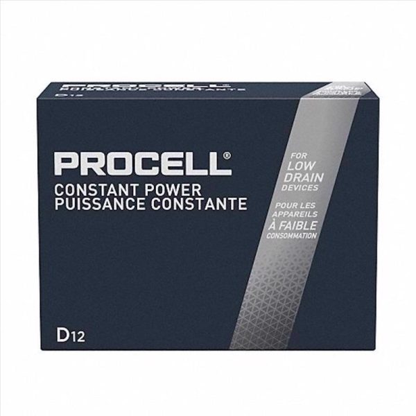Procell Professional Batteries Procell Constant D Alkaline Batteries 12 pk Boxed