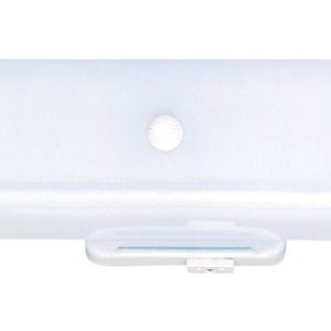 Westinghouse White 2 lights Incandescent Bathroom Channel Fixture Wall Mount