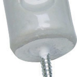 Sigma Engineered Solutions ProConnex 1-11/16 in. D Porcelain/Steel Wire Holder For NM/SE 1 pk
