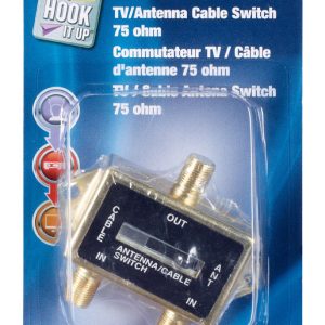 Monster Just Hook It Up Indoor TV Antenna Cable Switch 1 pk